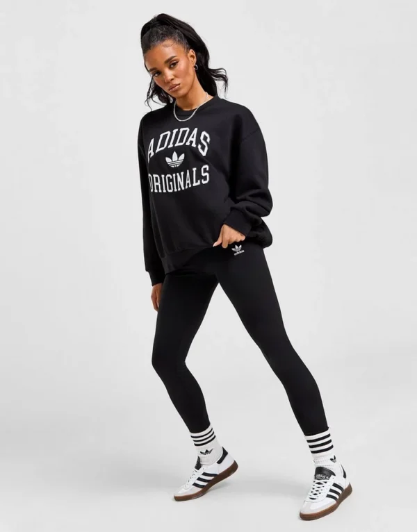 Adidas Originals Crossover High Waist Leggings (Black)